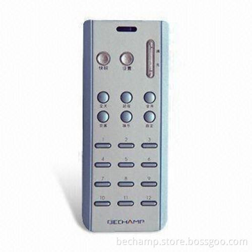 Lighting System Remote Controller, Made of ABS Material with 315kHz/433.92MHz Transmitting Frequency